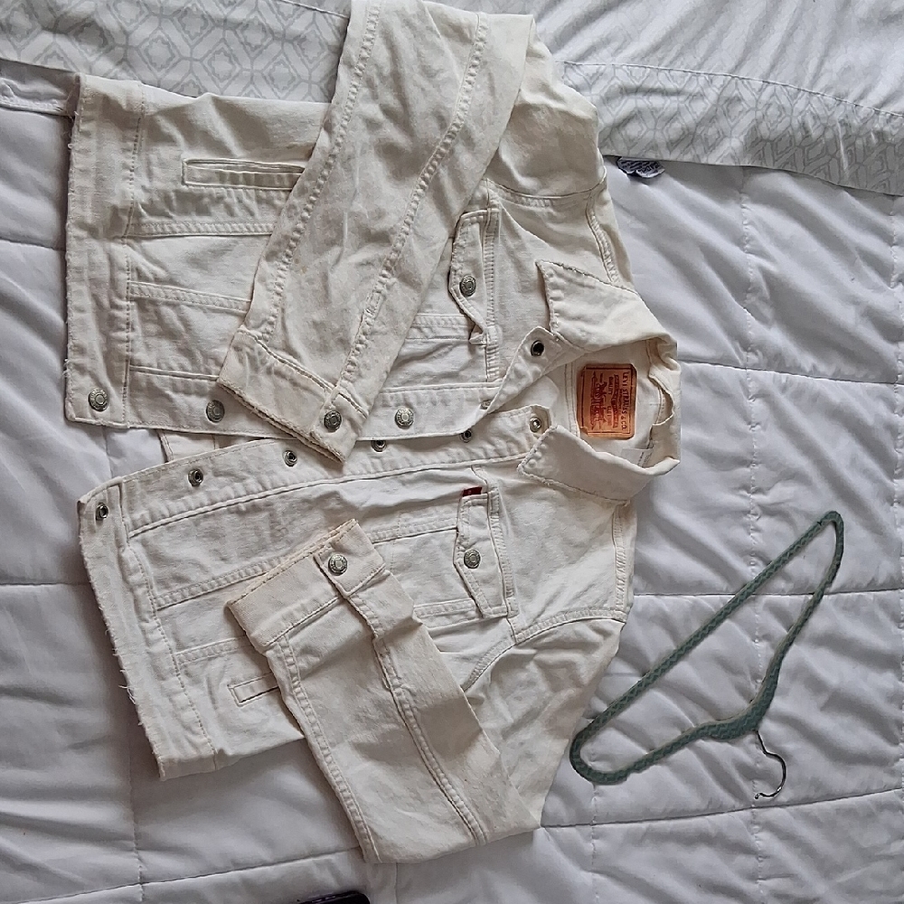 Levi's Off-White Denim Jacket